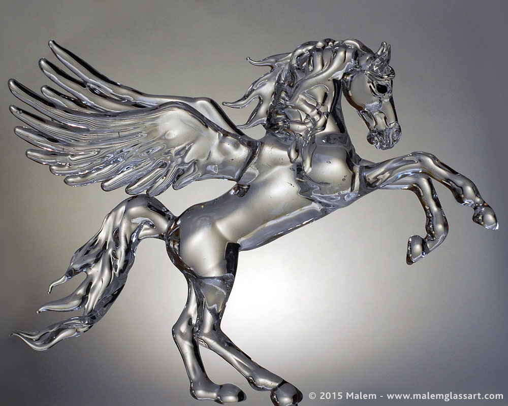 Iberian horse sculpture Iberian Pegasus